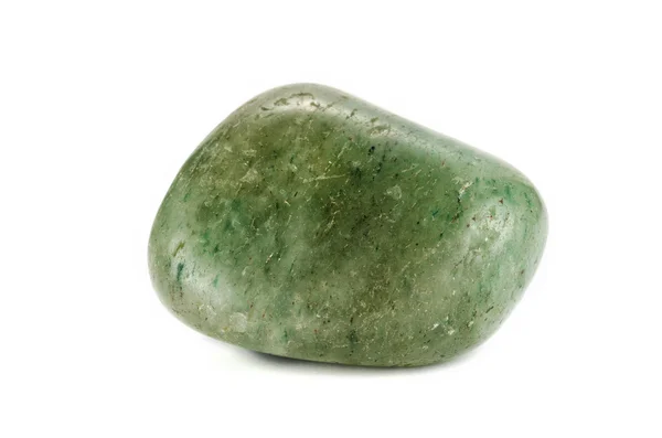 Grön aventurine polerad sten — Stockfoto