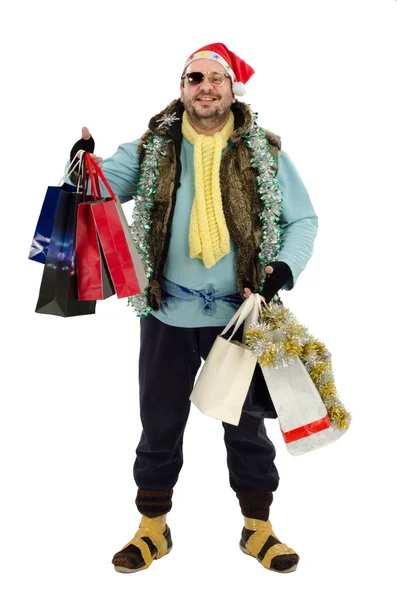 Homeless at Christmas sales — Stock Photo, Image