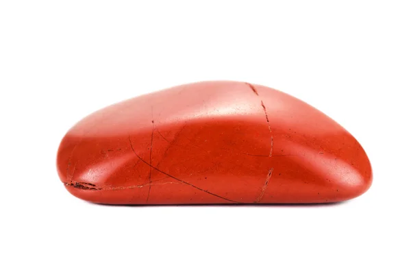 Pedra de jaspe vermelho tombado — Fotografia de Stock