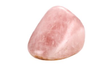 Rose quartz polished stone clipart