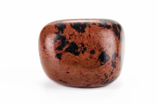 Obsidiana en tambor piedra de caoba —  Fotos de Stock