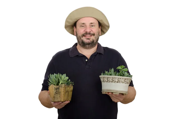 Selling flowers — Stock Photo, Image