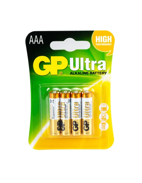 AAA GP Ultra Alkaline Battery — Stock Photo, Image