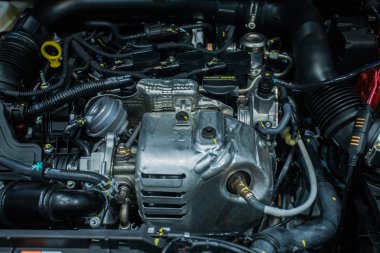 tatlı araba motoru temiz motor bloğu
