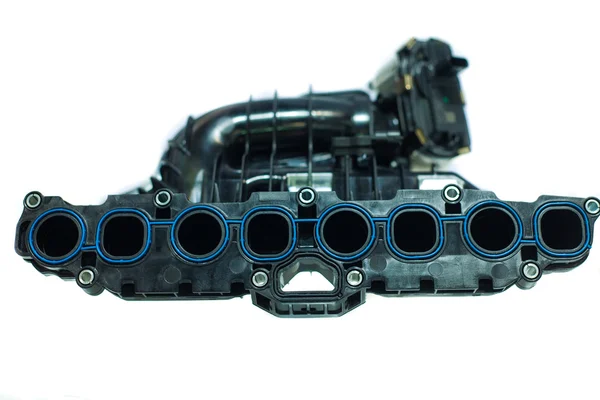 The powerful engine of the modern car, Intake Manifold — Stok fotoğraf