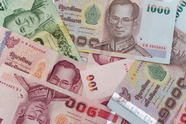 Тайська лазня, Банкнотні Таїланду — стокове фото