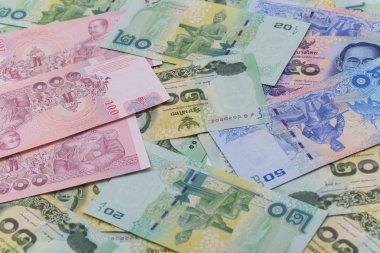  Tayland para yakın çekim 