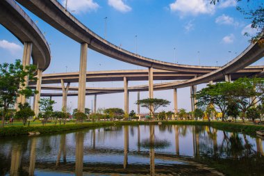 Bhumibol Köprüsü, endüstriyel yüzük köprü veya Mega Bridge