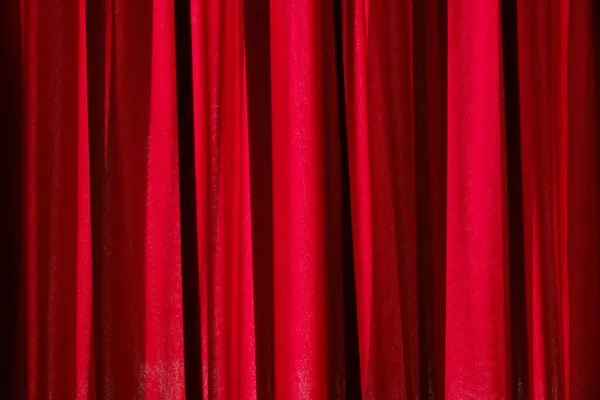 Rote Luxus Leere Vorhang Inndoor Zimmer Abstrakten Hintergrund — Stockfoto