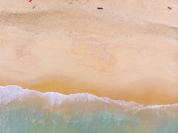 Пляж Белым Песком Бирюзовой Морской Водой Видом Пхукет Таиланд — стоковое фото