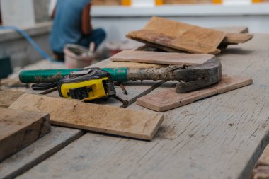 Ahşap kapı çalışma aracı marangoz nesne kopyalama alanı