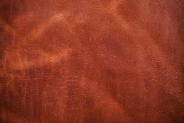 Luxury Vintage Red Brown Genuine Cow Vegetable Tanned Leather Abstract — Foto de Stock