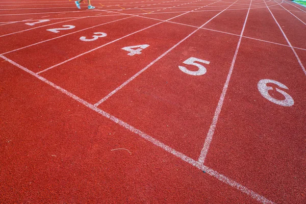 Koşu pistinin arka plan atletizm konsepti sayısı