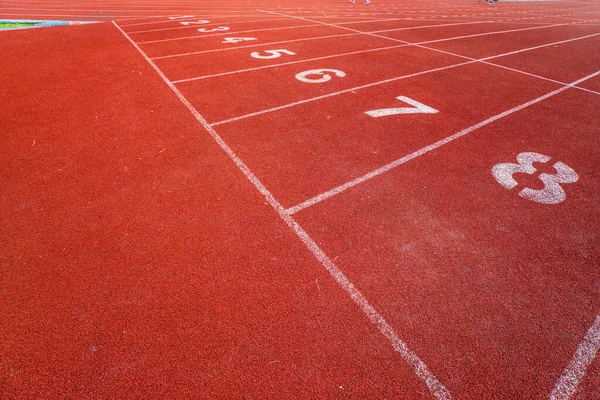 Koşu pistinin arka plan atletizm konsepti sayısı