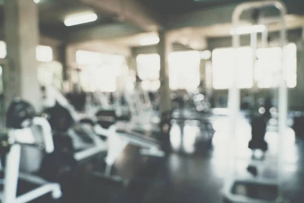 Abstract Blurred Empty Fitness Sport Gym Indoor Fitness Room — ストック写真