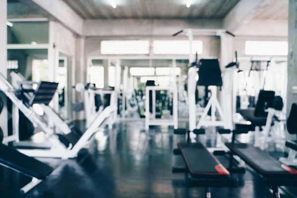 抽象模糊的空健身馆室内健身室 — 图库照片