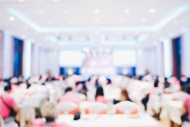 Seminer odasındaki soyut defoktus insanlar grubu iş geçmişi bulanıklaştı