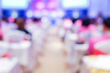 Seminer odasındaki soyut defoktus insanlar grubu iş geçmişi bulanıklaştı