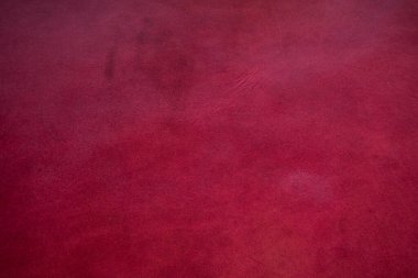 Abstract red vegetable tanned genuine leather background blank texture
