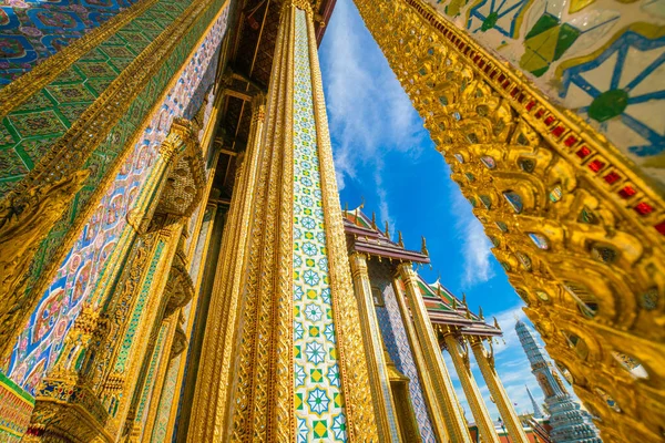 Temple Emerald Buddha Wat Phra Kaew Grand Palace Bangkok Thailand — Stock Photo, Image