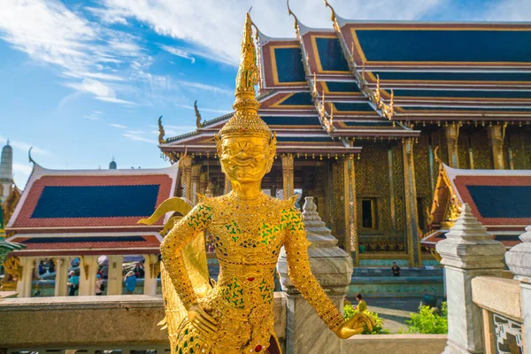 Temple Emerald Buddha Wat Phra Kaew Grand Palace Bangkok Thailand — ストック写真