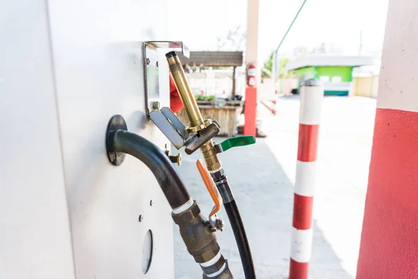 Boquilla Glp Estación Servicio Petróleo Energía Alternativa — Foto de Stock