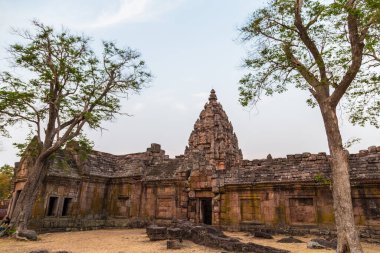 Phanomrung tapınağı tarihi park Buriram, Tayland 'daki eski Khmer tapınağı.