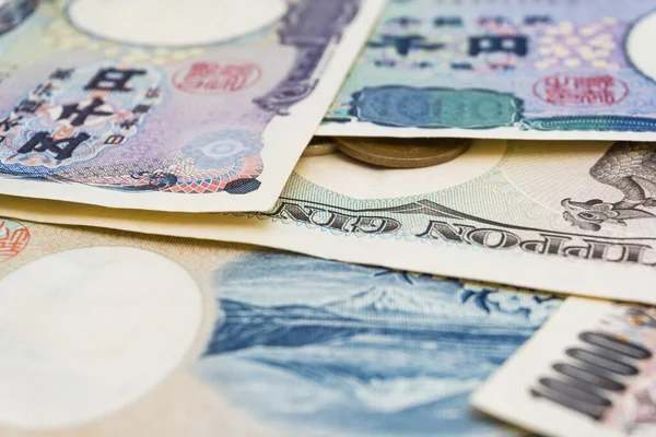 Japon Para Birimi 1000 5000 Yen Değerinde Geçmişi — Stok fotoğraf