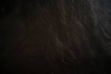 Luxury black genuine leather cowhide background, Leather texture