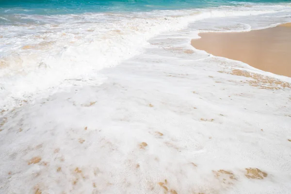 White Sand Beach Blue Sky Summer Vacation Phuket Thailand — Fotografia de Stock