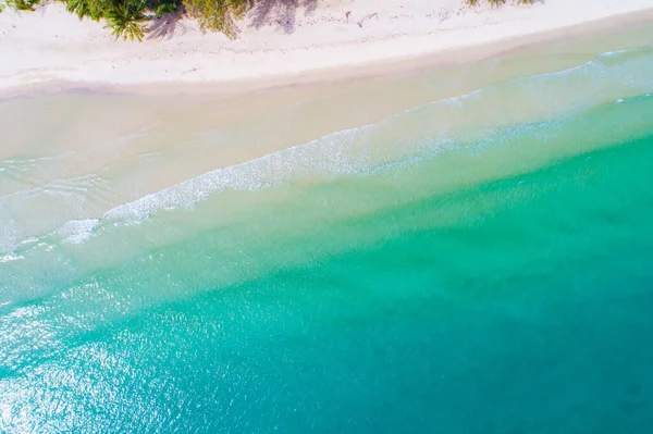 Aerial view sea beach turquoise water nature landscape summer vacation background