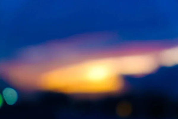 Abstrakte Verschwommene Silhouette Himmel Wolke Der Stadt Dämmerung Farbe Geschäftshintergrund — Stockfoto