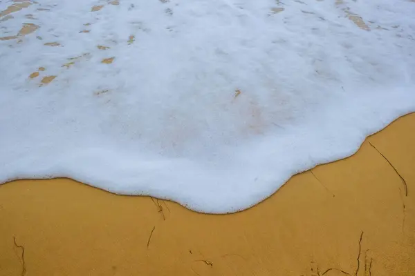 Mare Onda Spiaggia Turchese Acqua Estate Vacanza Sfondo — Foto Stock