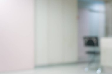 Abstract blur  empty hospital and clinic interior for background. Healthy concept