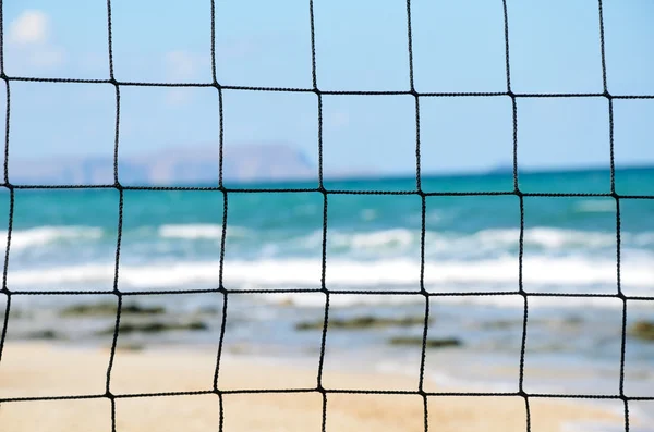 Primer plano neto de voleibol — Foto de Stock