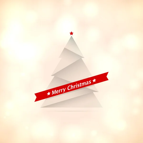 Fondo de Navidad con árbol de Navidad Gráficos Vectoriales