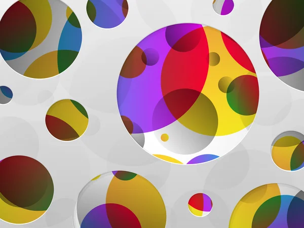 Abstrait fond de cercle coloré — Image vectorielle