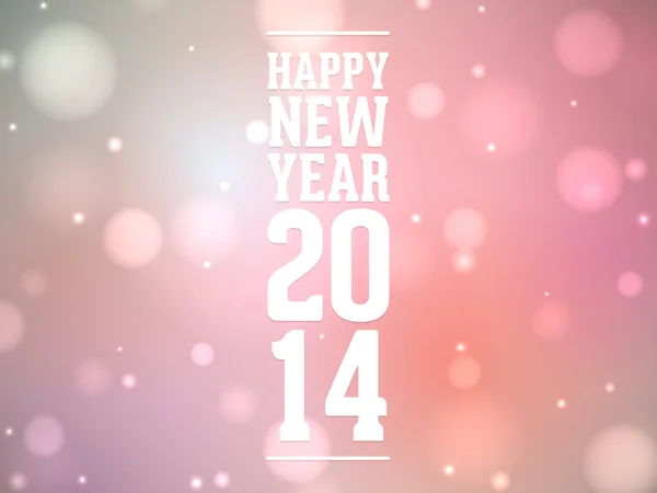 Happy New Year background with bright — Stock Vector
