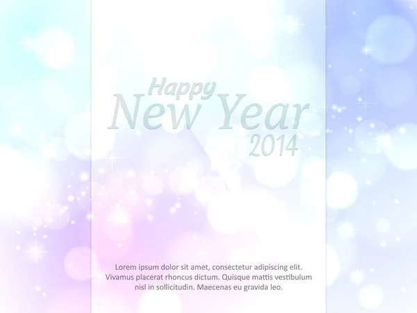 Happy New Year background with bright — Stock Vector