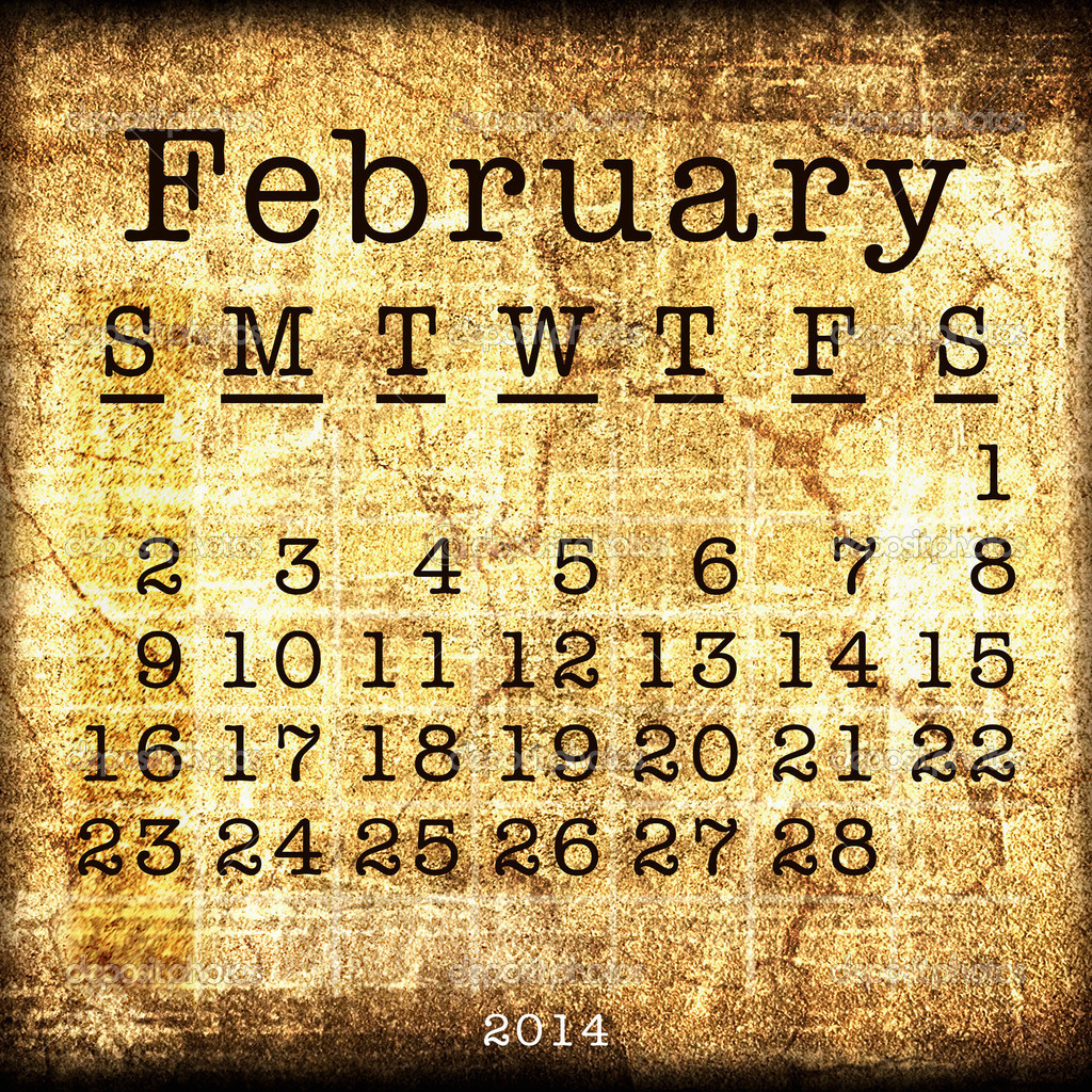 Old Calendar 2014 — Stock Photo © Simeon.VD 36212401