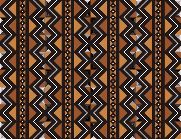 Tessuto Stampa Africano Modello Tribale Senza Soluzione Continuità Vettoriale Ornamento — Vettoriale Stock