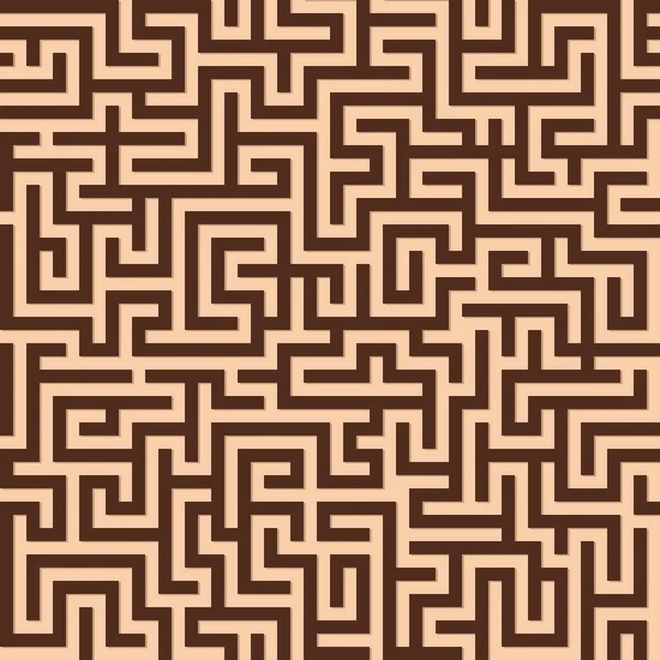 Labyrint Sømløse Mønster Labyrint Abstrakt Baggrund Illustration Finde Vej – Stock-vektor