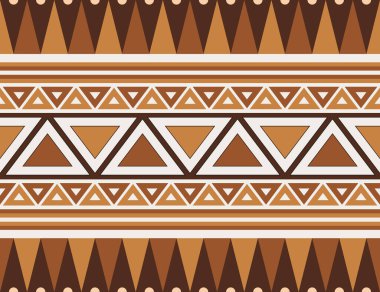 Afrika baskı kumaşı. Vektör Kusursuz Kabile Düzeni. Geleneksel Etnik El Çizim Süslemesi Tasarım Kumaşınız, Halı, Halı, Pareo, Paket