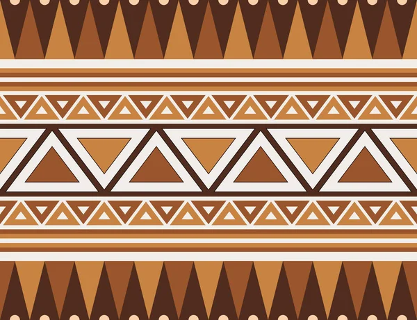 Tecido Impressão Africano Padrão Tribal Sem Costura Vetorial Mão Étnica —  Vetores de Stock