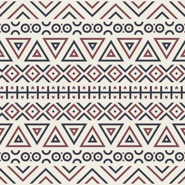 Tribal Seamless Pattern Ethnic Geometric Vector Background Aztec Mayan Inca — Stock Vector