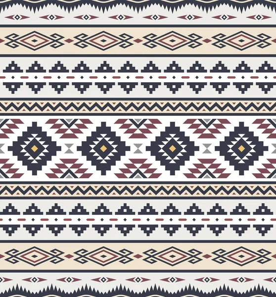 Modèle Sans Couture Tribale Ethnic Geometric Vector Background Style Aztèque — Image vectorielle