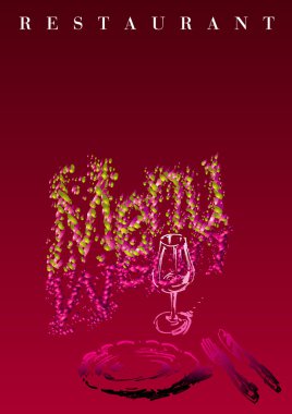 Restoran Menü arka plan