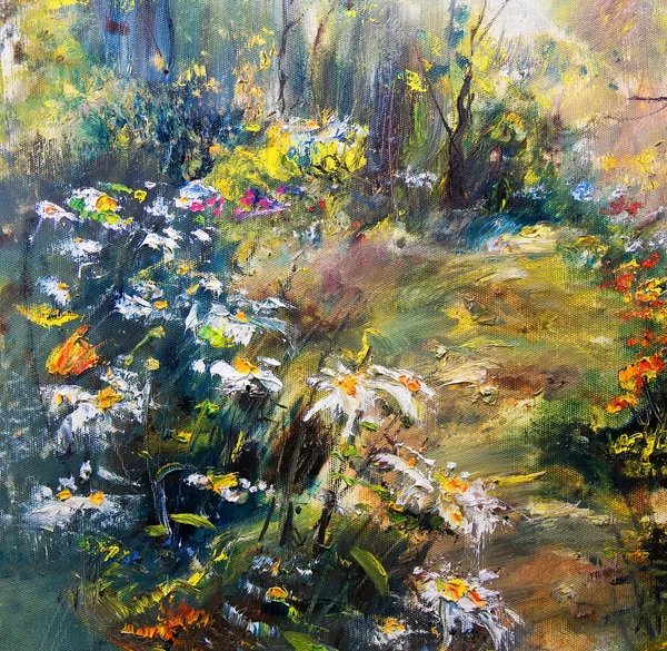 Bahçedeki çiçekler