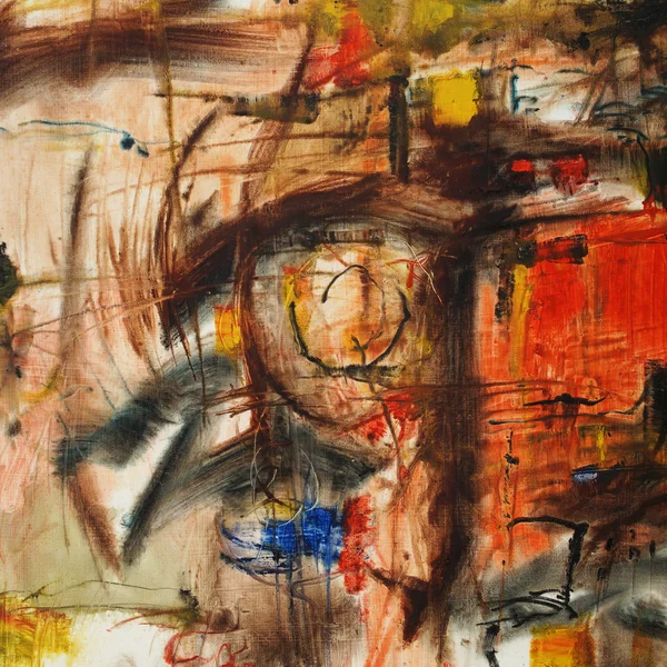 Soyut yağlı boya resim