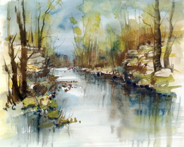 Nehri yakınında kayalar